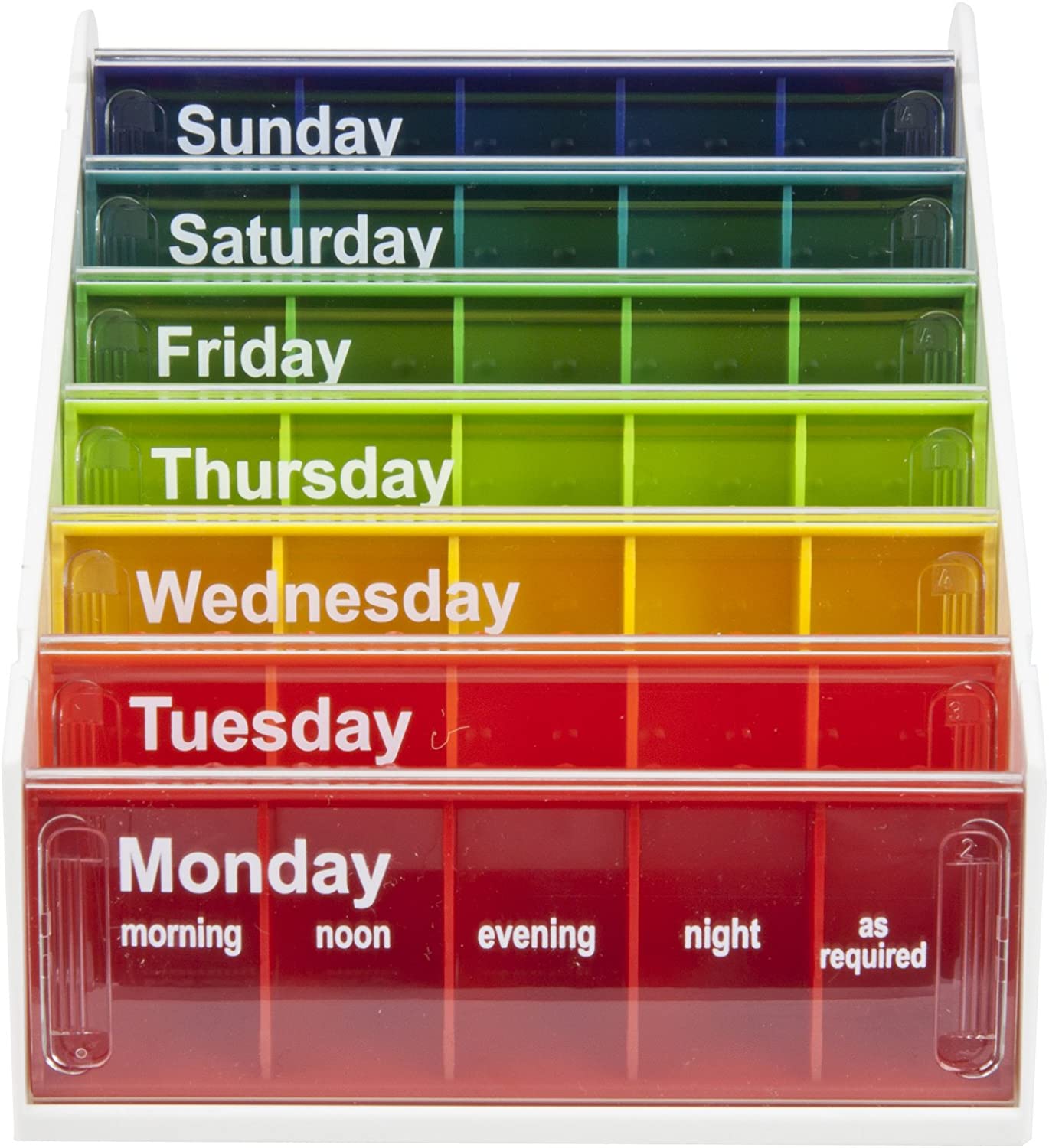 Pillbox 7 Day Morning, Noon, Evening, Night - FITS Dietary Supplements