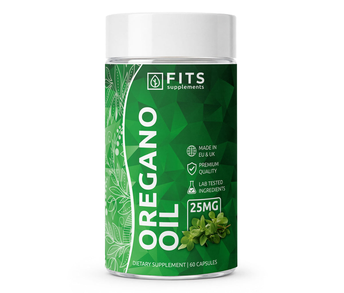 Huile d'Origan 25mg 60 gélules