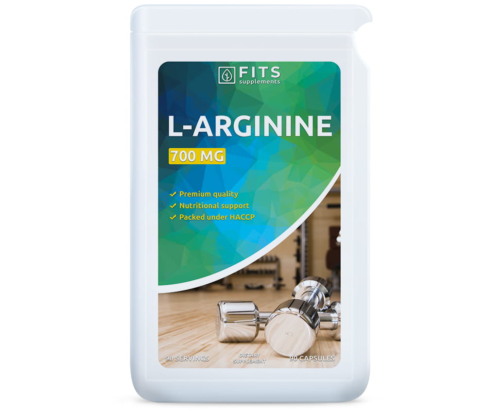 L-Arginine 700mg 90 capsules - FITS Dietary Supplements