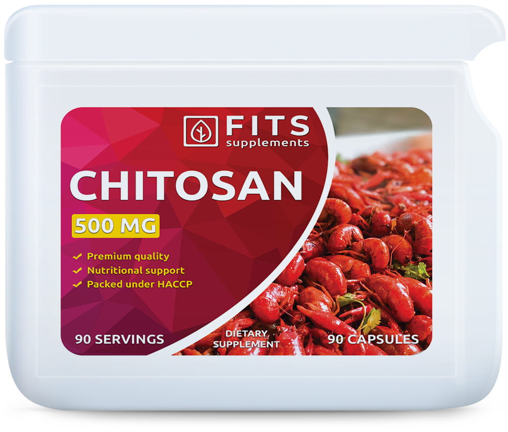 Chitosan 500mg 90 capsules - FITS Dietary Supplements