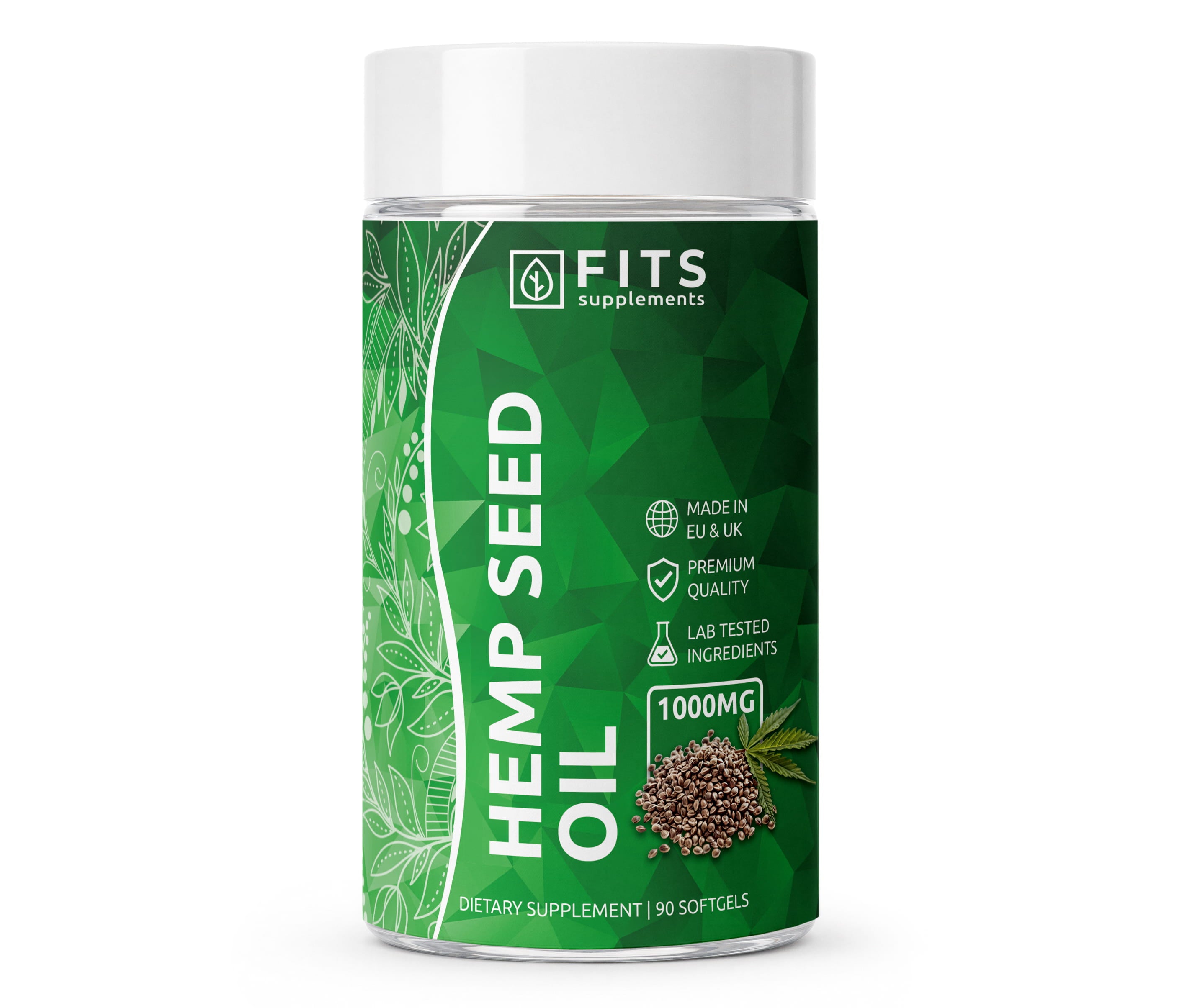 Huile de graines de chanvre 1000mg 90 capsules