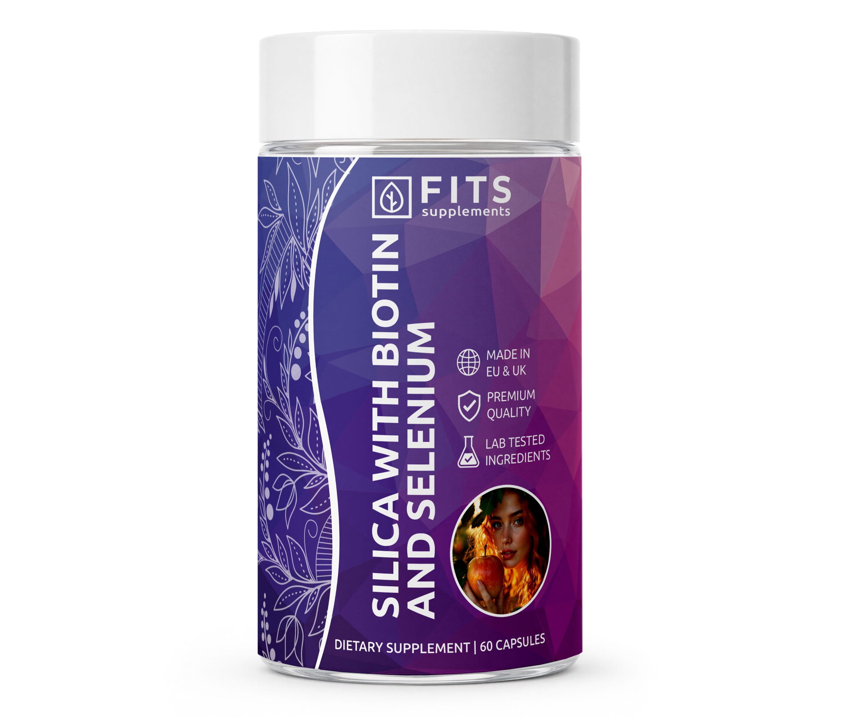 Silica with Biotin and Selenium 60 capsules