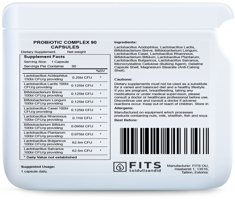 Complexe Probiotique 90 gélules