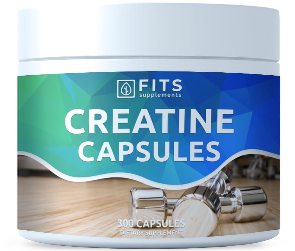 Creatine Monohydrate 700mg 300 capsules - FITS Dietary Supplements