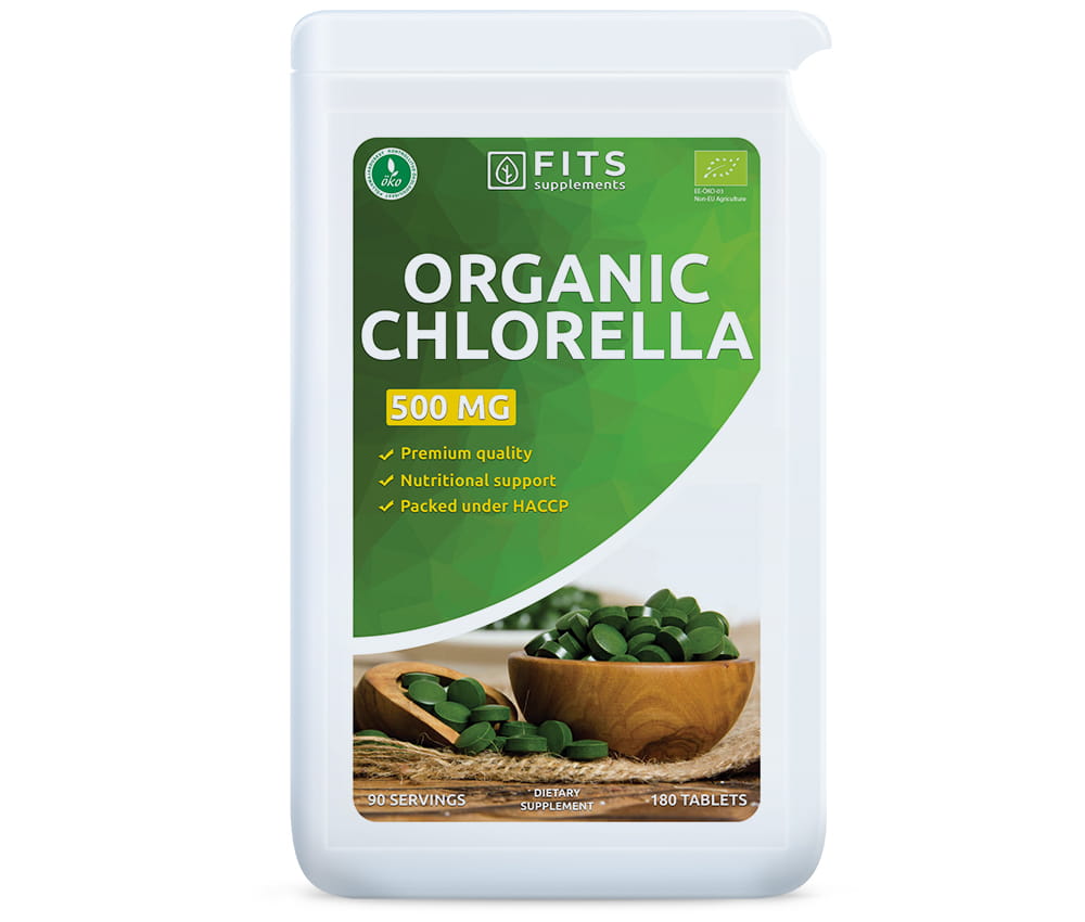 FITS Chlorella biologique 500mg 180 comprimés - 1