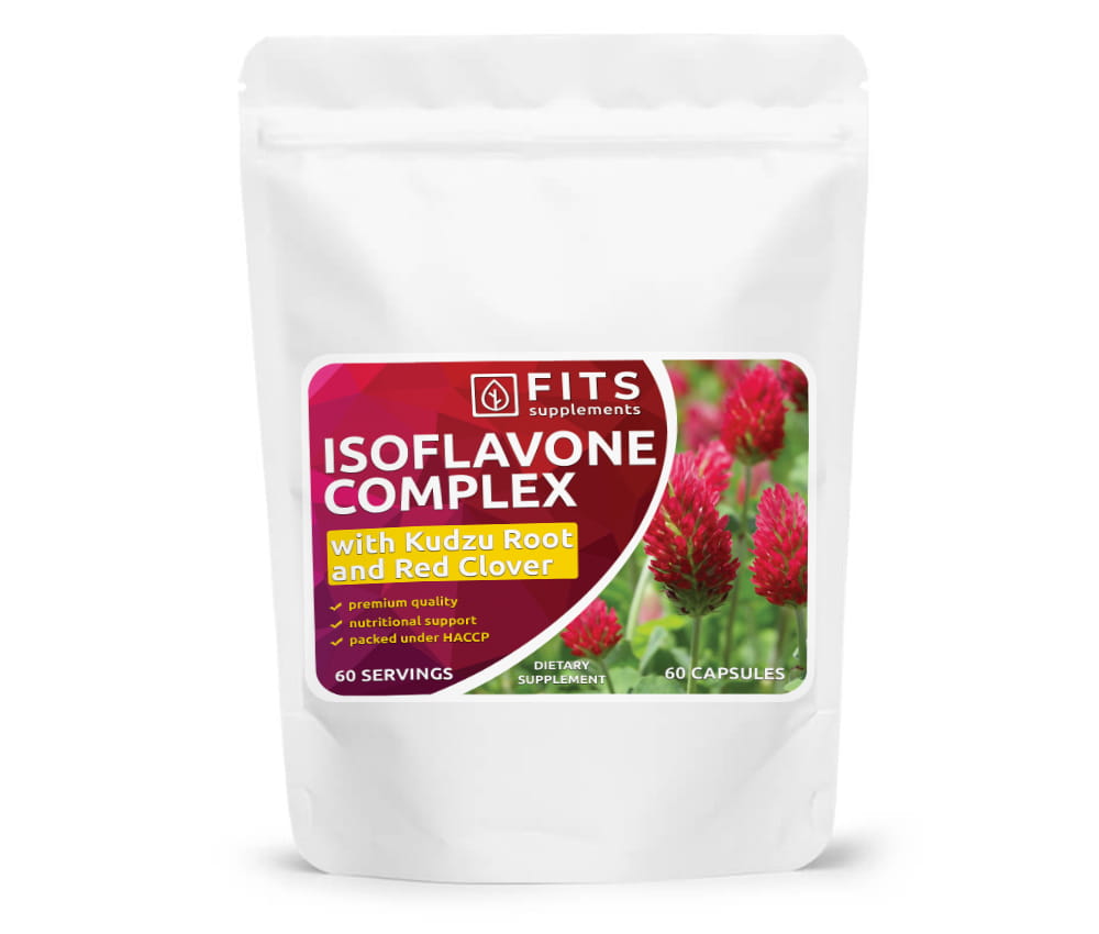 Isoflavones de soja, racine de kudzu et trèfle rouge 60 capsules