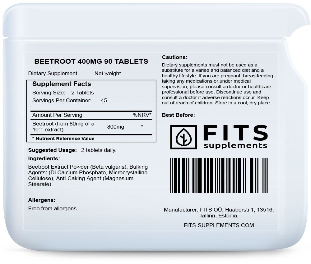 Betterave 400mg 90 comprimés