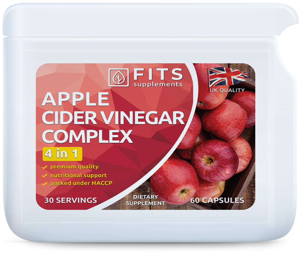 Apple Cider Vinegar Complex 4 in 1 60 capsules - FITS Dietary Supplements