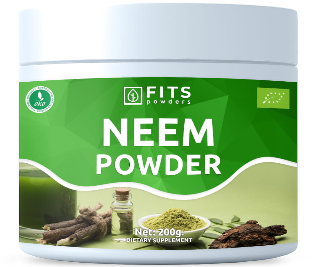 BIO Organic Neem powder 200g - FITS Dietary Supplements