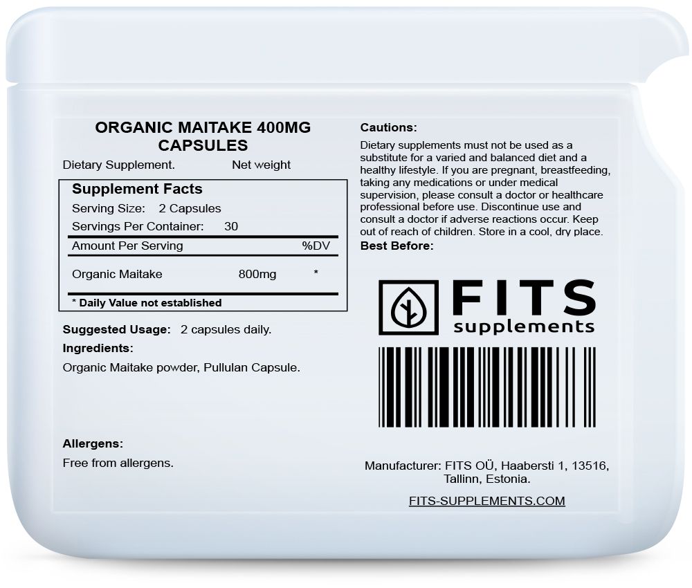 Maitake Bio 400mg 60 gélules