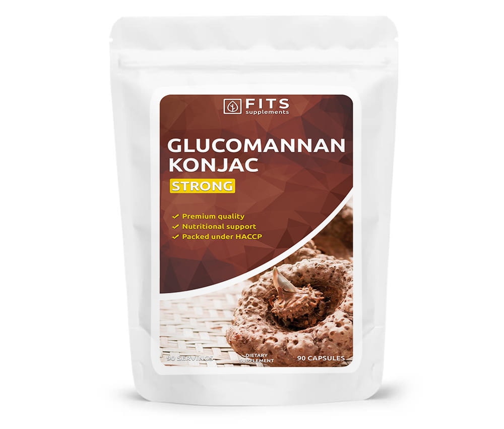 Glucomannan Konjac Strong 600mg 90 gélules