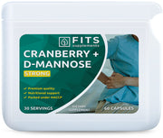 Cranberry extract & D-mannose 60 capsules - FITS Dietary Supplements