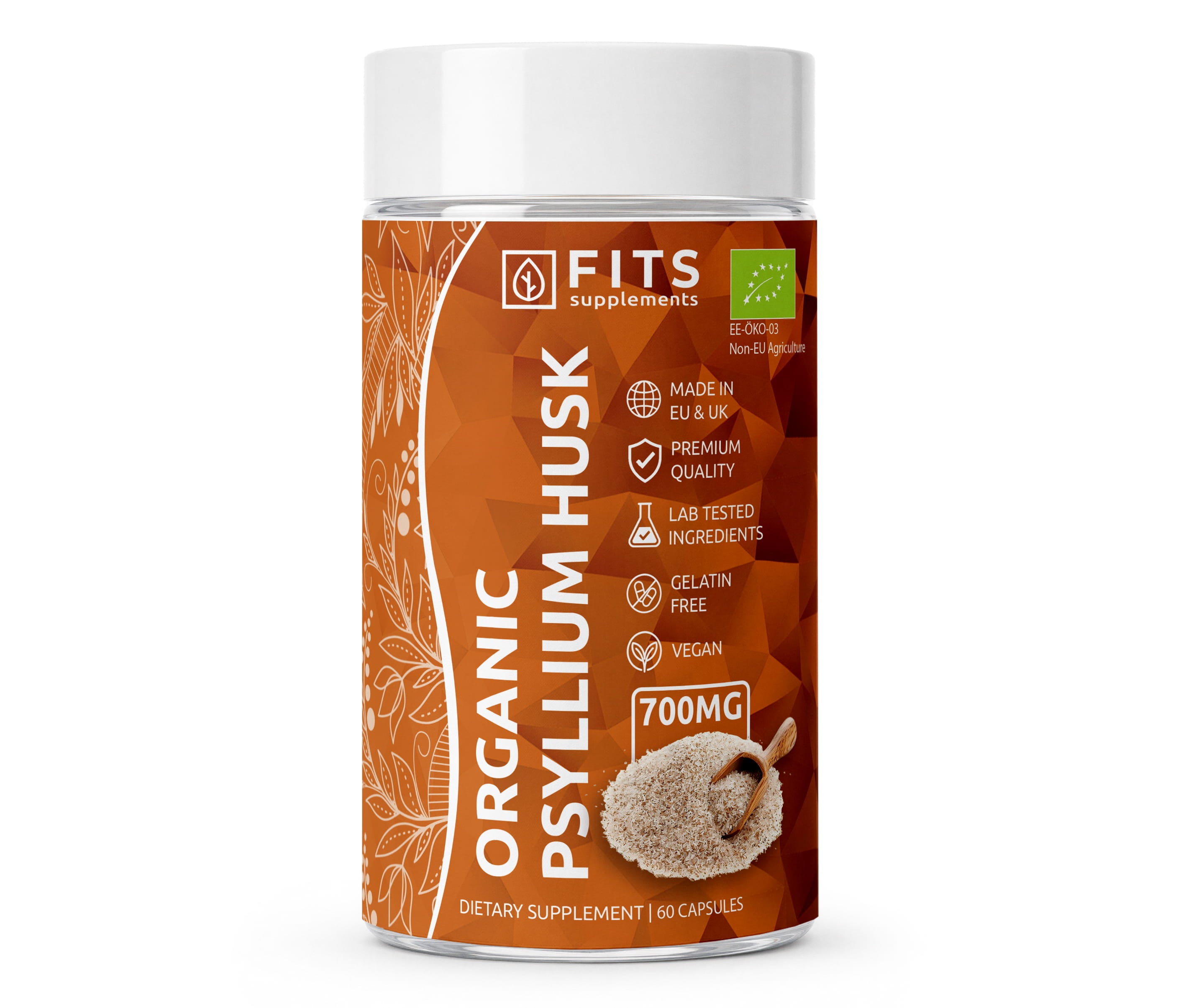 Cosse de Psyllium Bio 700mg gélules