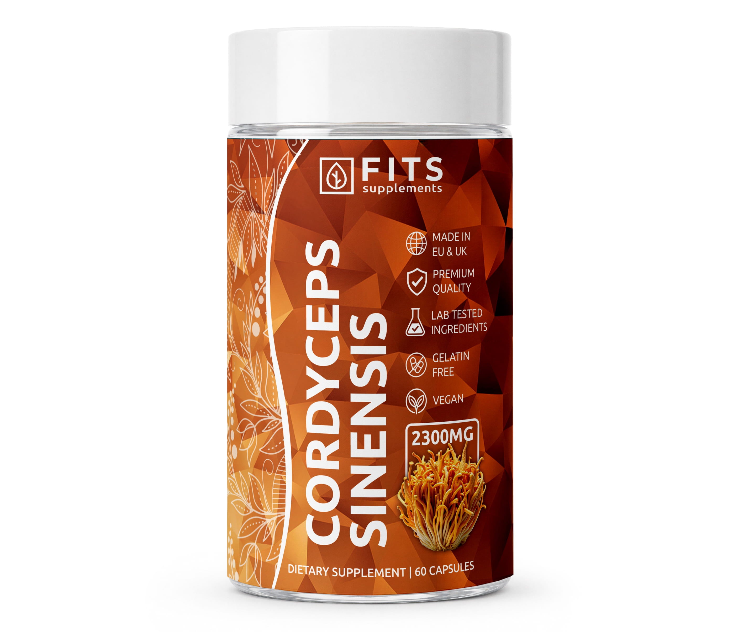 Cordyceps Sinensis Fort 2300mg 60 gélules