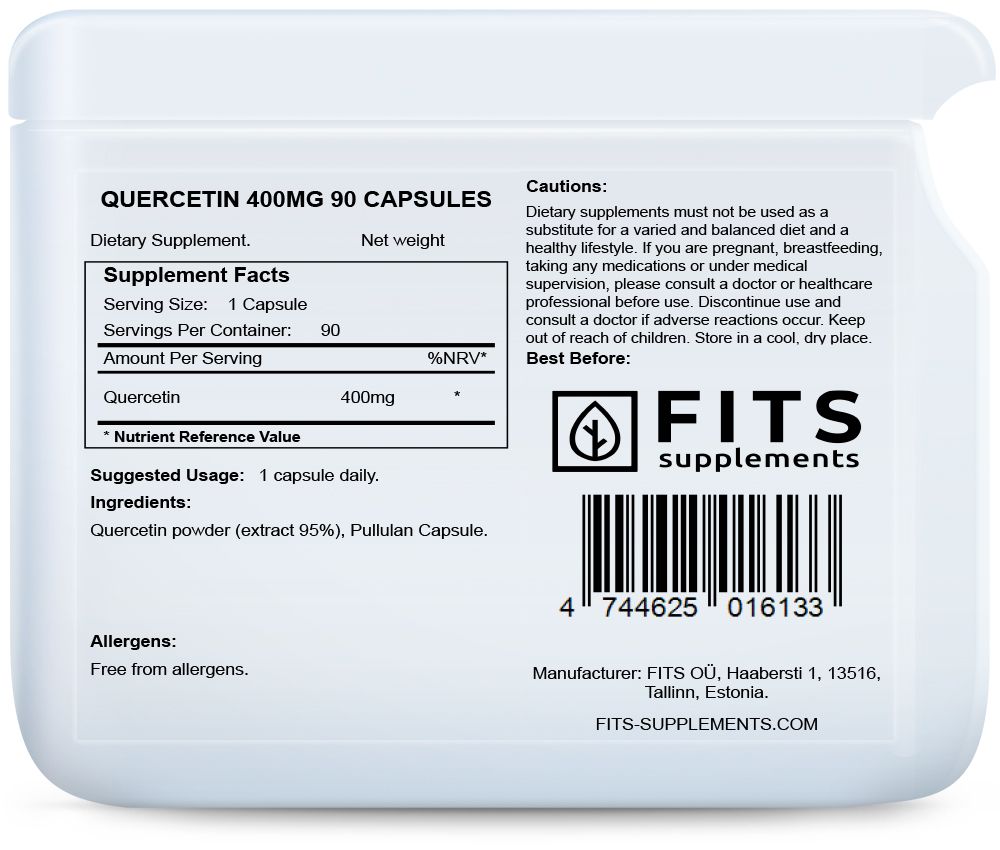 Quercétine 400mg 90 gélules