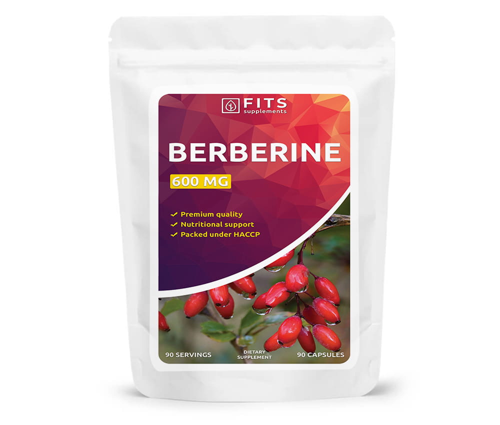 Berberine HCL Strong 600mg 90 capsules