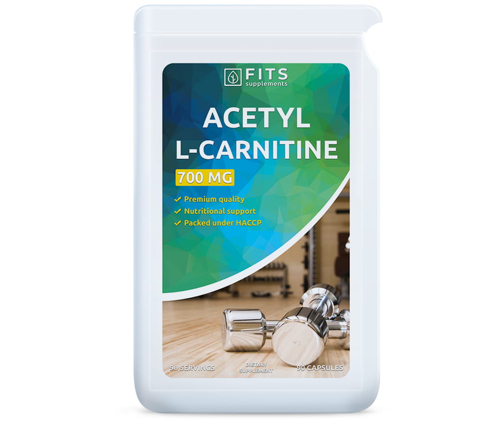 Acetyl-L-Carnitine 700mg 90 capsules - FITS Dietary Supplements