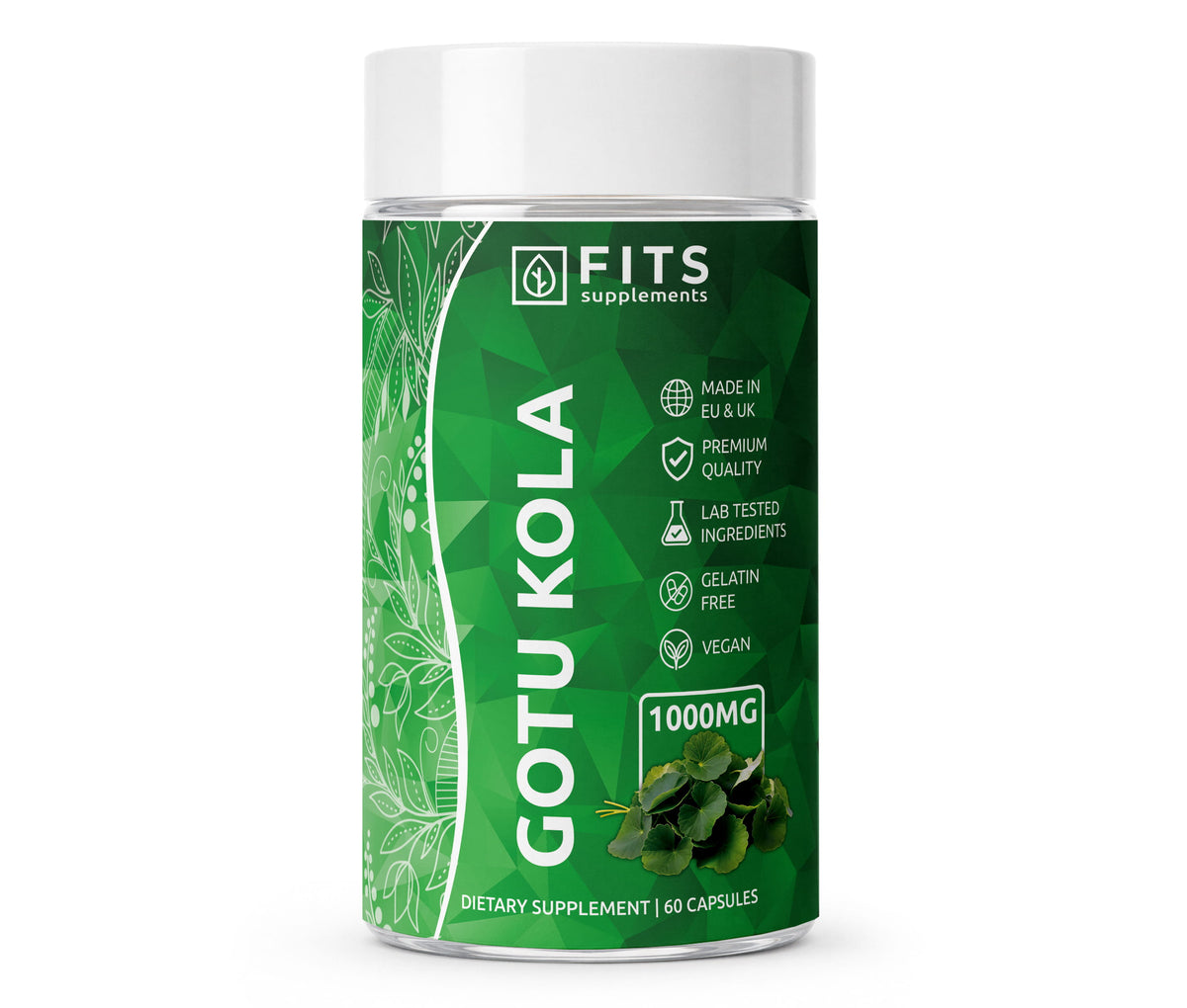 Gotu Kola Fort 1000 mg 60 capsules