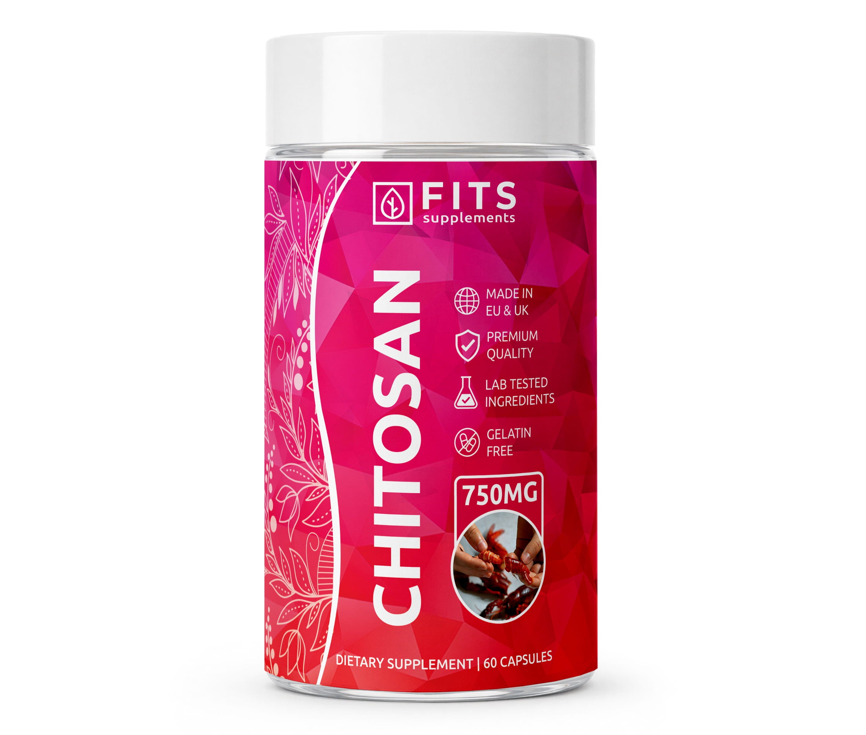Chitosan 750mg 60 gélules