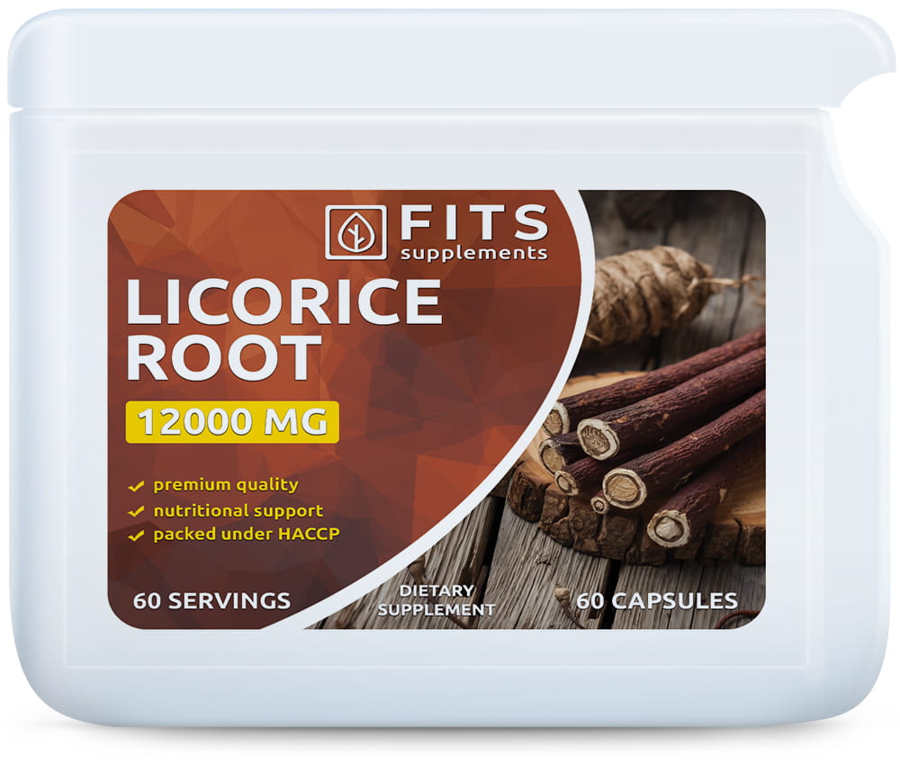Réglisse Racine Forte 12000mg 60 capsules
