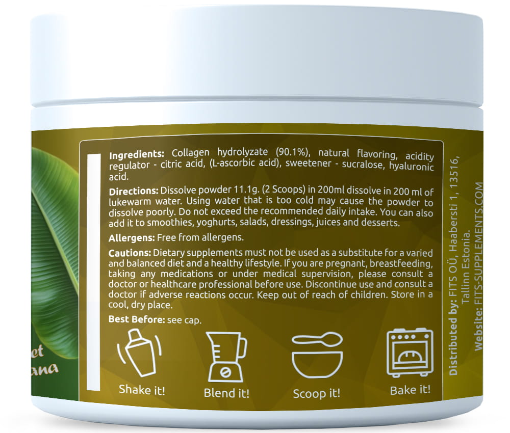Collagène Premium Banane Douce poudre 325g