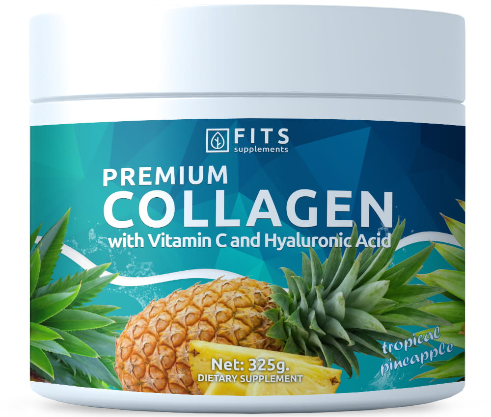 Collagène Premium Ananas Tropical 325g poudre