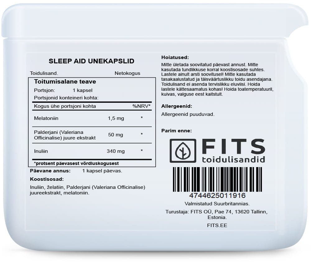 Sleep Boost 30 capsules - FITS Dietary Supplements